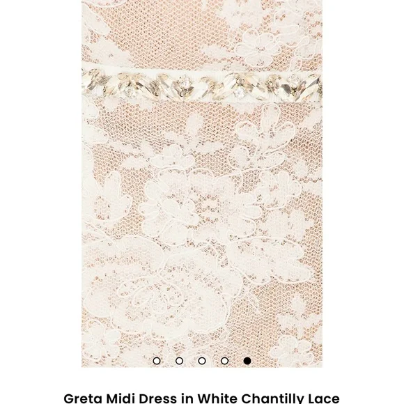 V Chapman Greta Lace Midi Dress - Picture 5 of 10